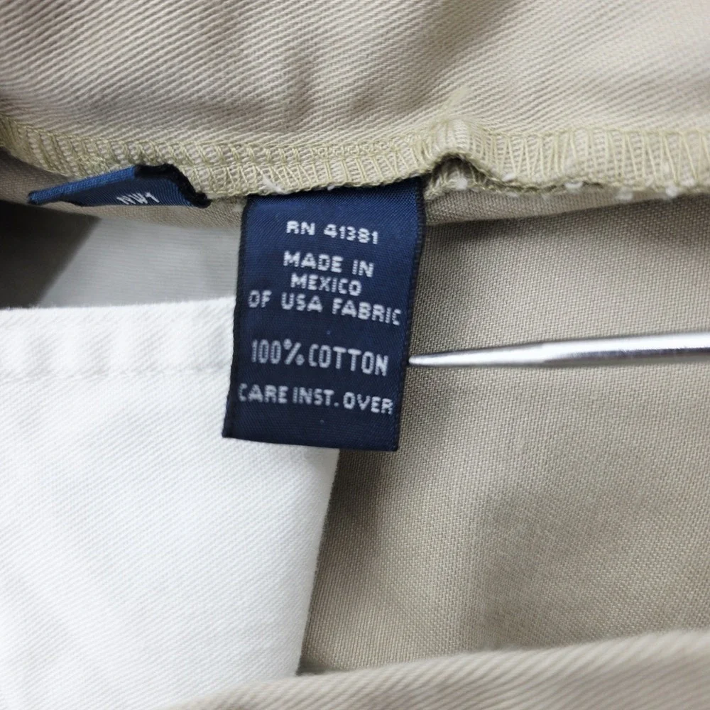 VTG Polo Ralph Lauren Hammond Pants Men 40X32 (Fit 38X31.5) Beige Pleated Cuffed